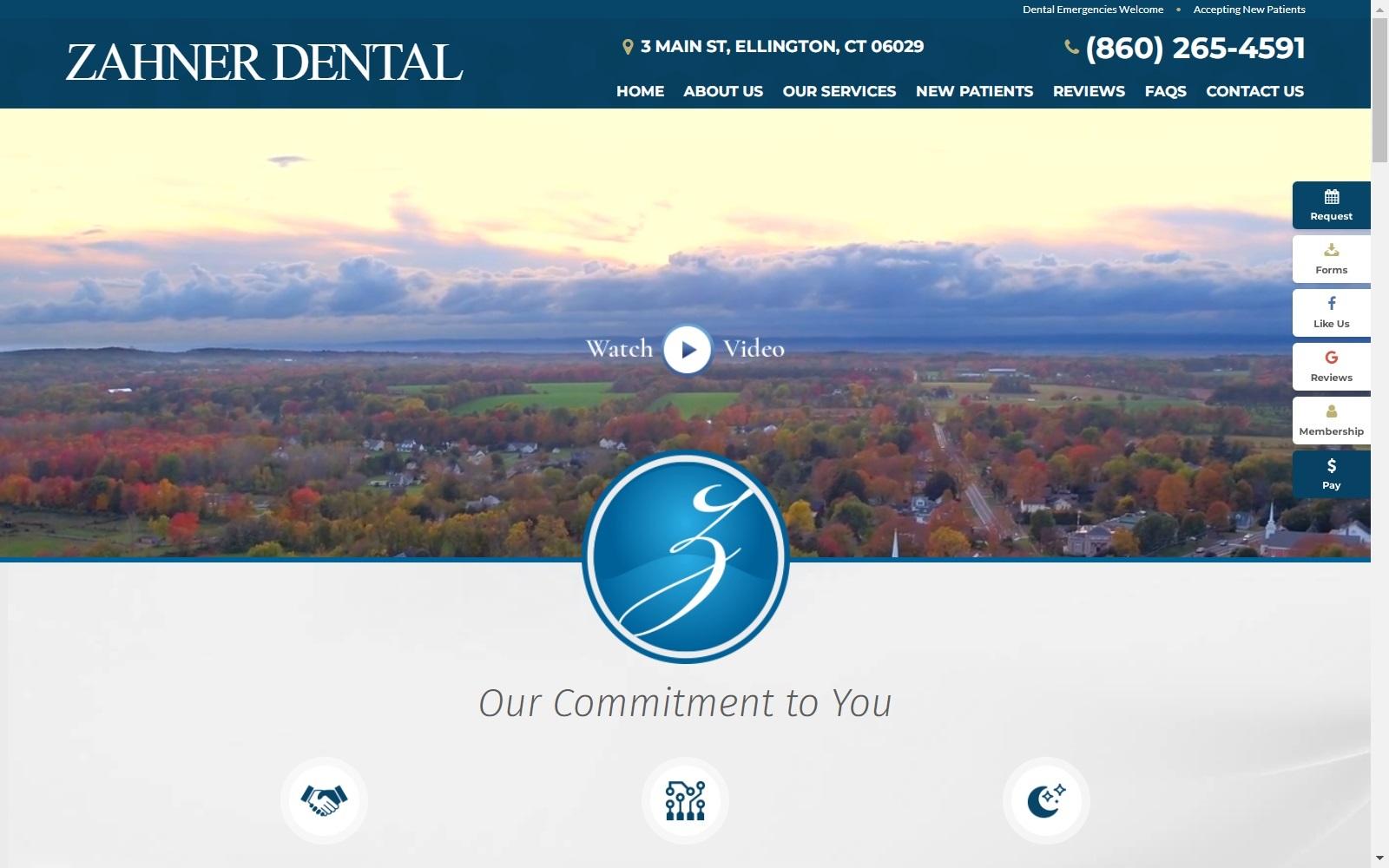 Zahner Dental Zahner Shawn DDS screenshot