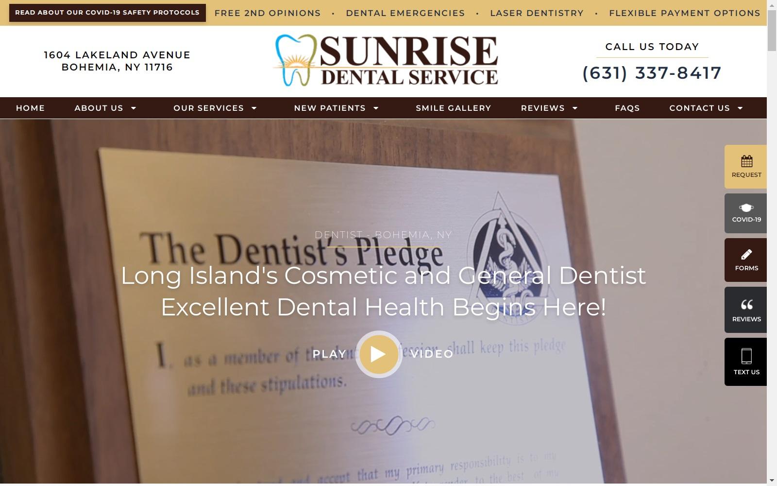 Sunrise Dental Services screenshot