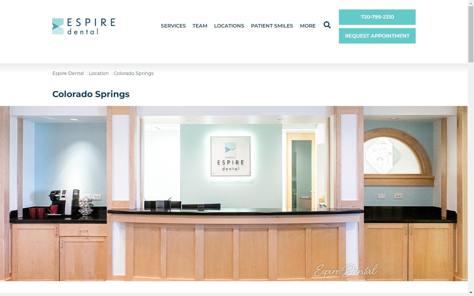 Espire Dental | Colorado Springs screenshot