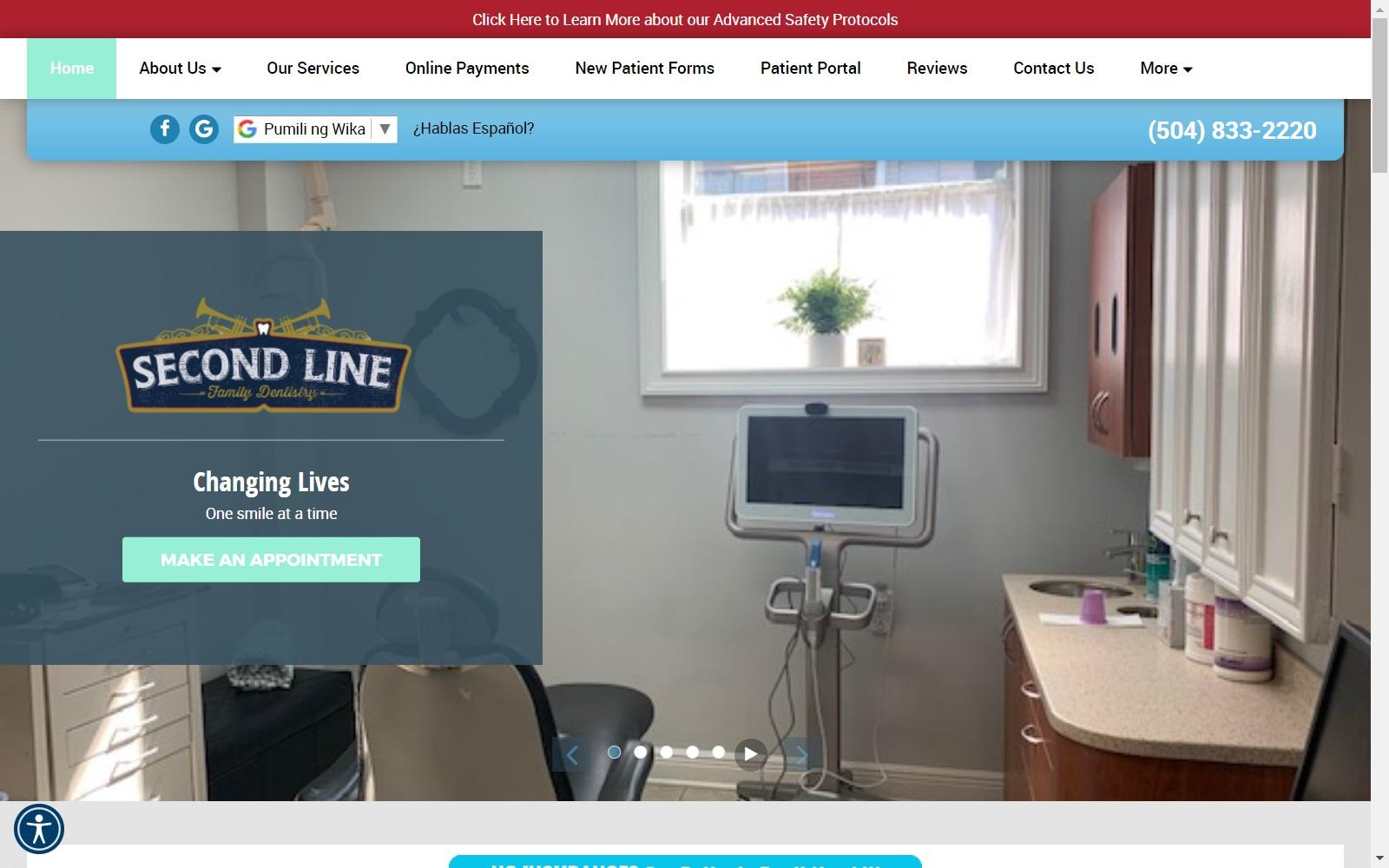 Second Line Family Dentistry screenshot
