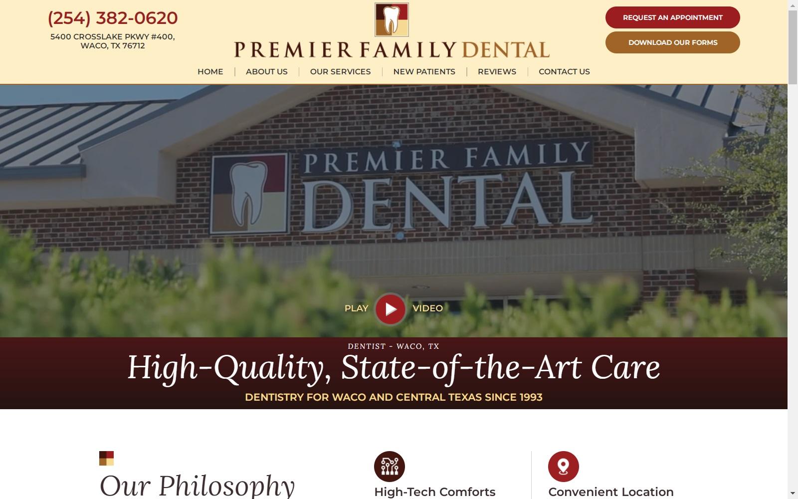 Premier Family Dental screenshot
