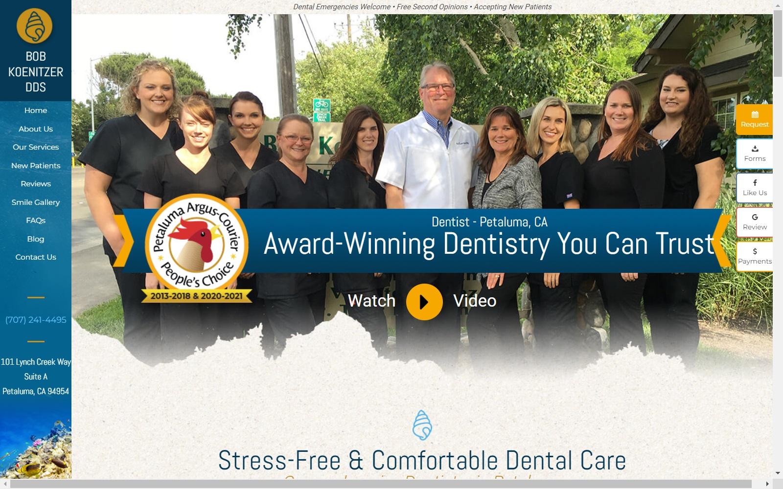 Bob Koenitzer DDS screenshot