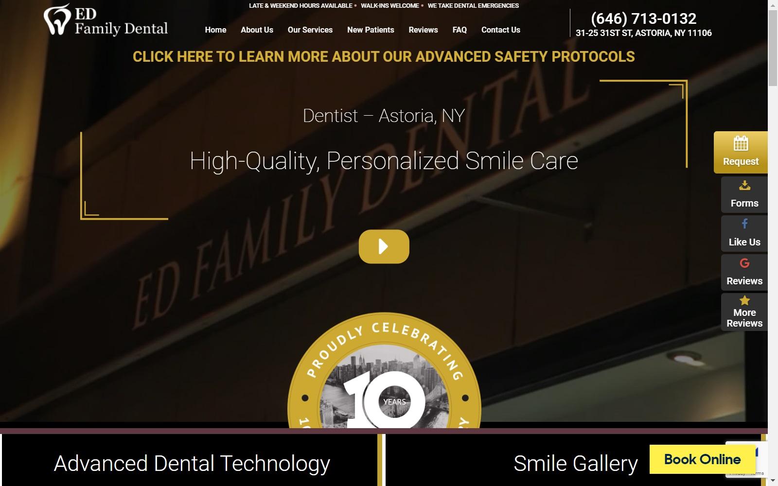 ED Family Dental screenshot