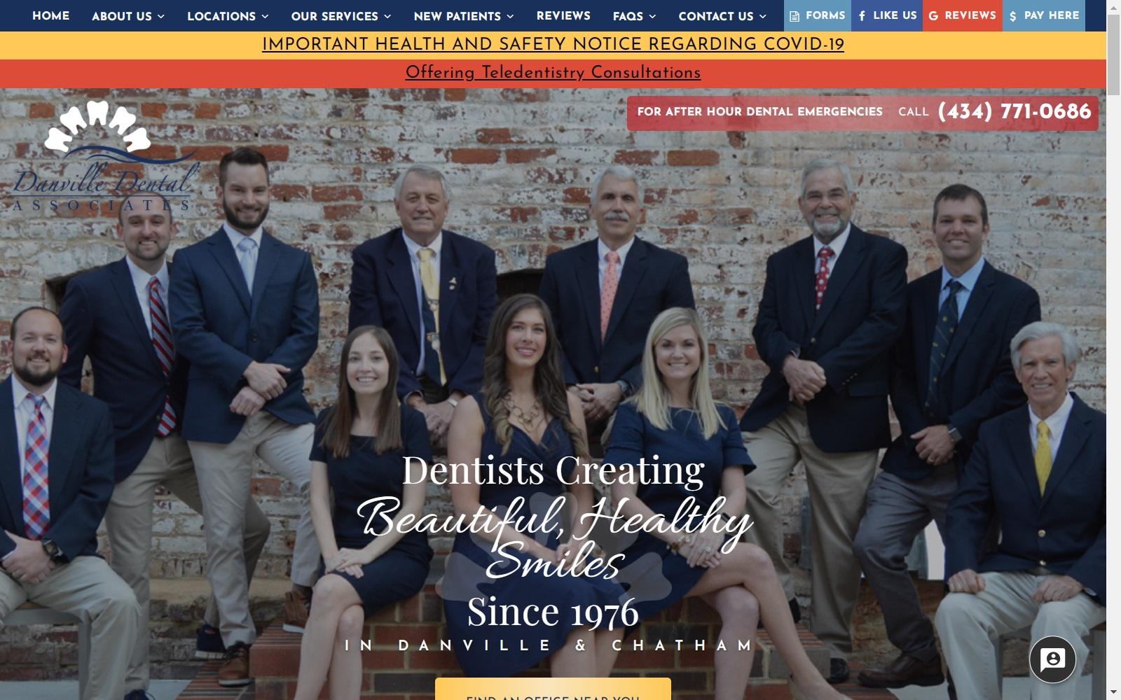 Danville Dental Associates Payne Albert L DDS screenshot