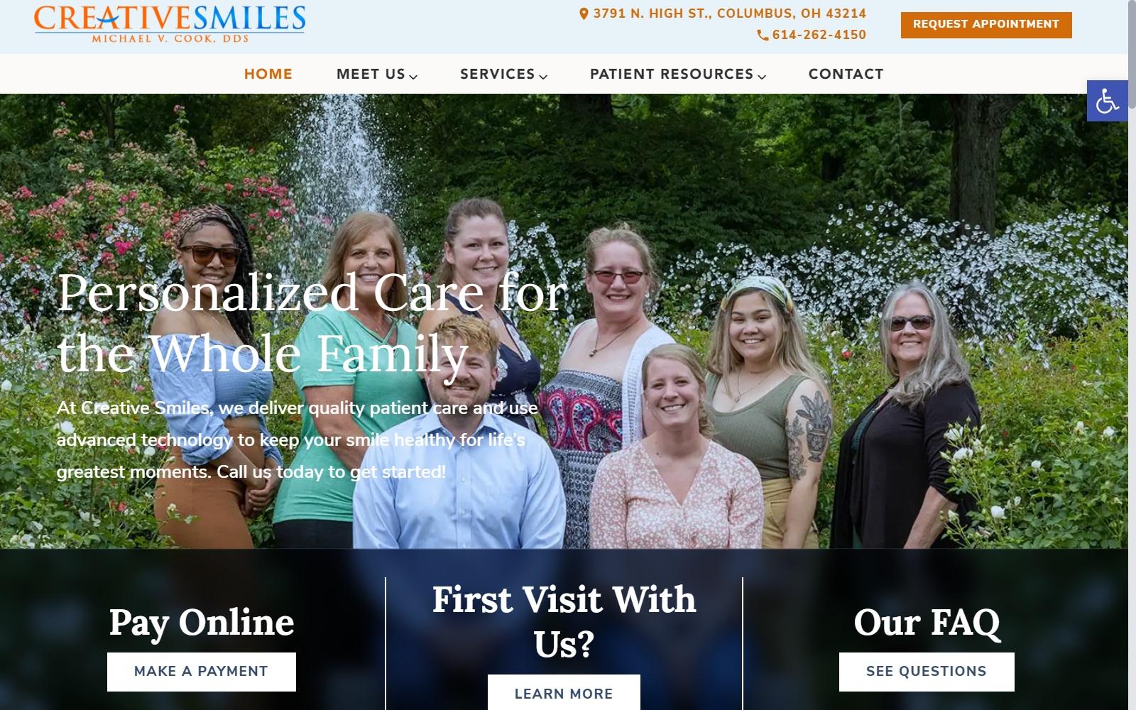 Creative Smiles Inc. screenshot