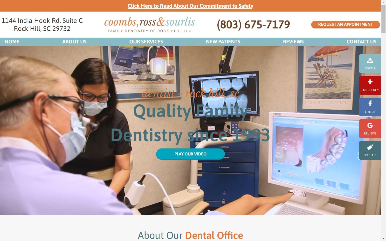 Coombs & Ross Family Dentistry, LLC screenshot
