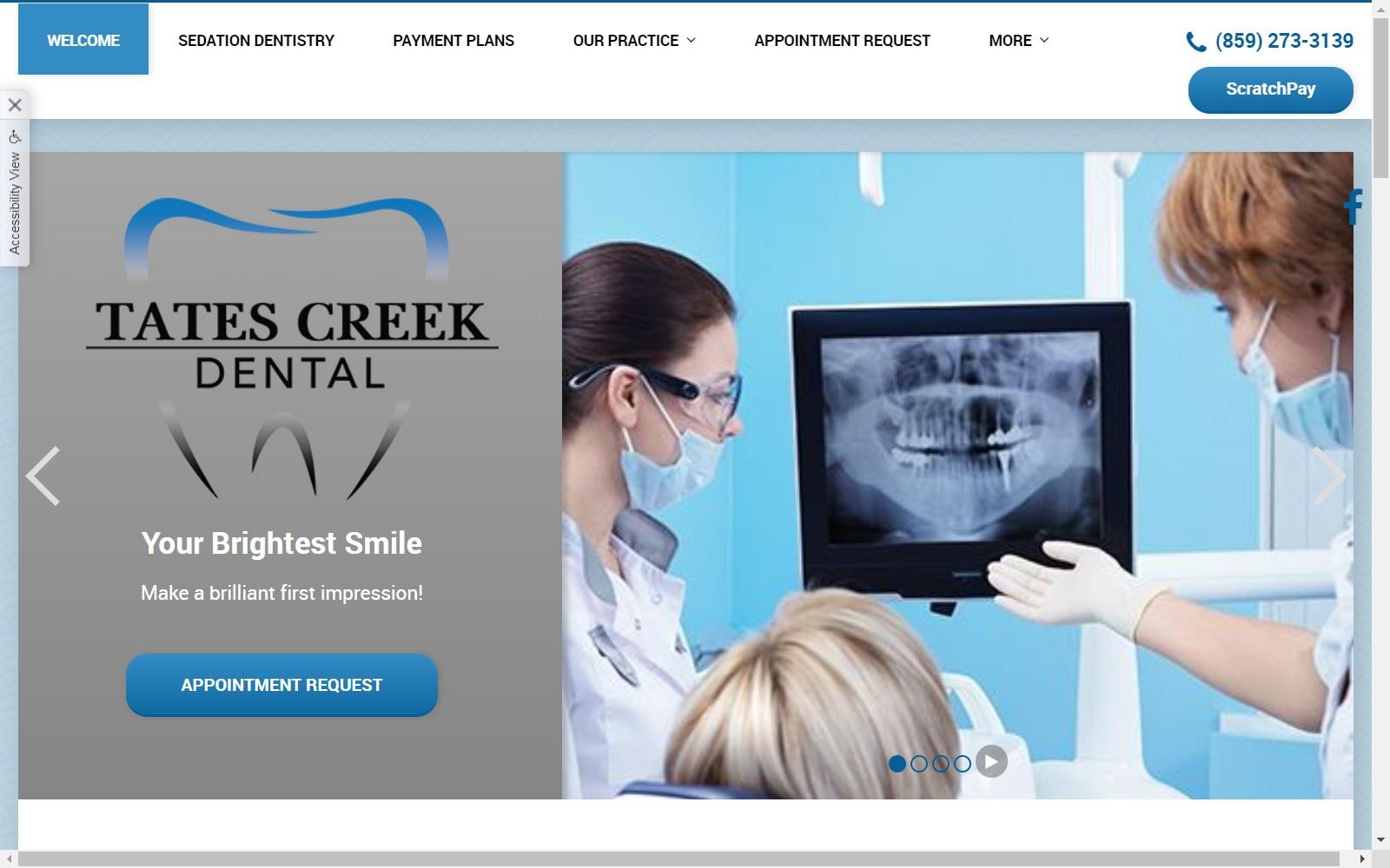 Tates Creek Dental screenshot