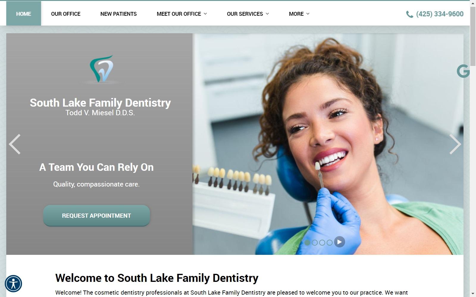 South Lake Family Dentistry screenshot