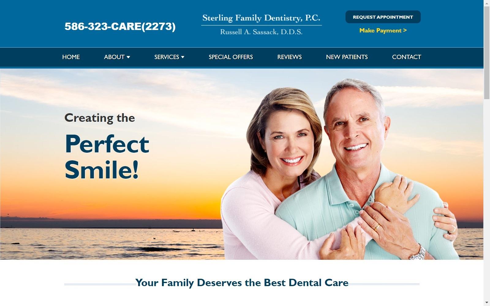 Sterling Family Dentistry P.C. screenshot