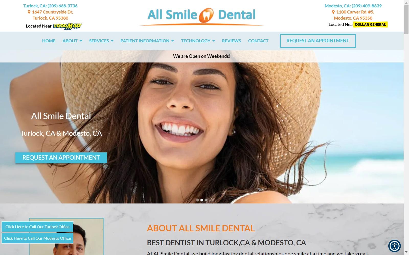 All Smile Dental screenshot