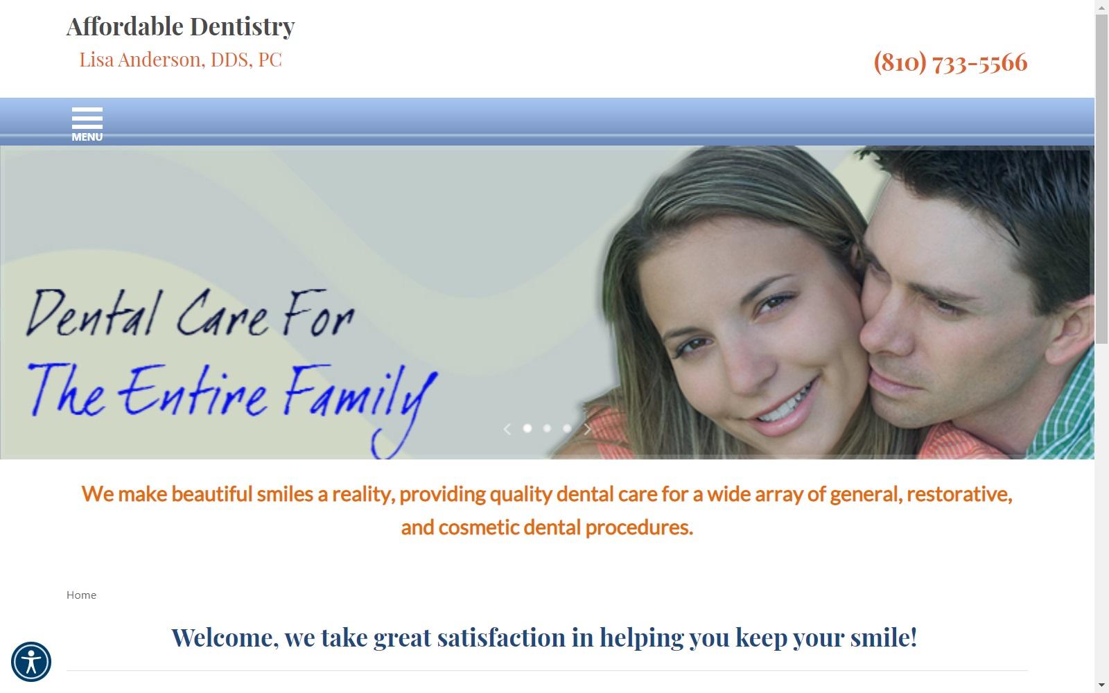 Lisa Anderson DDS, PC ; Affordable Dentistry