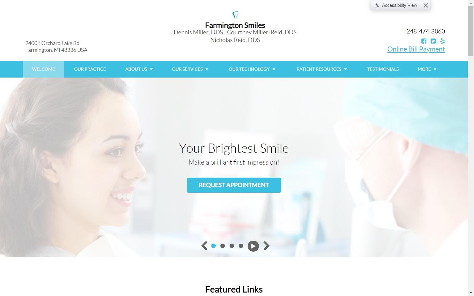 Dr. Nicholas A. Reid DDS screenshot
