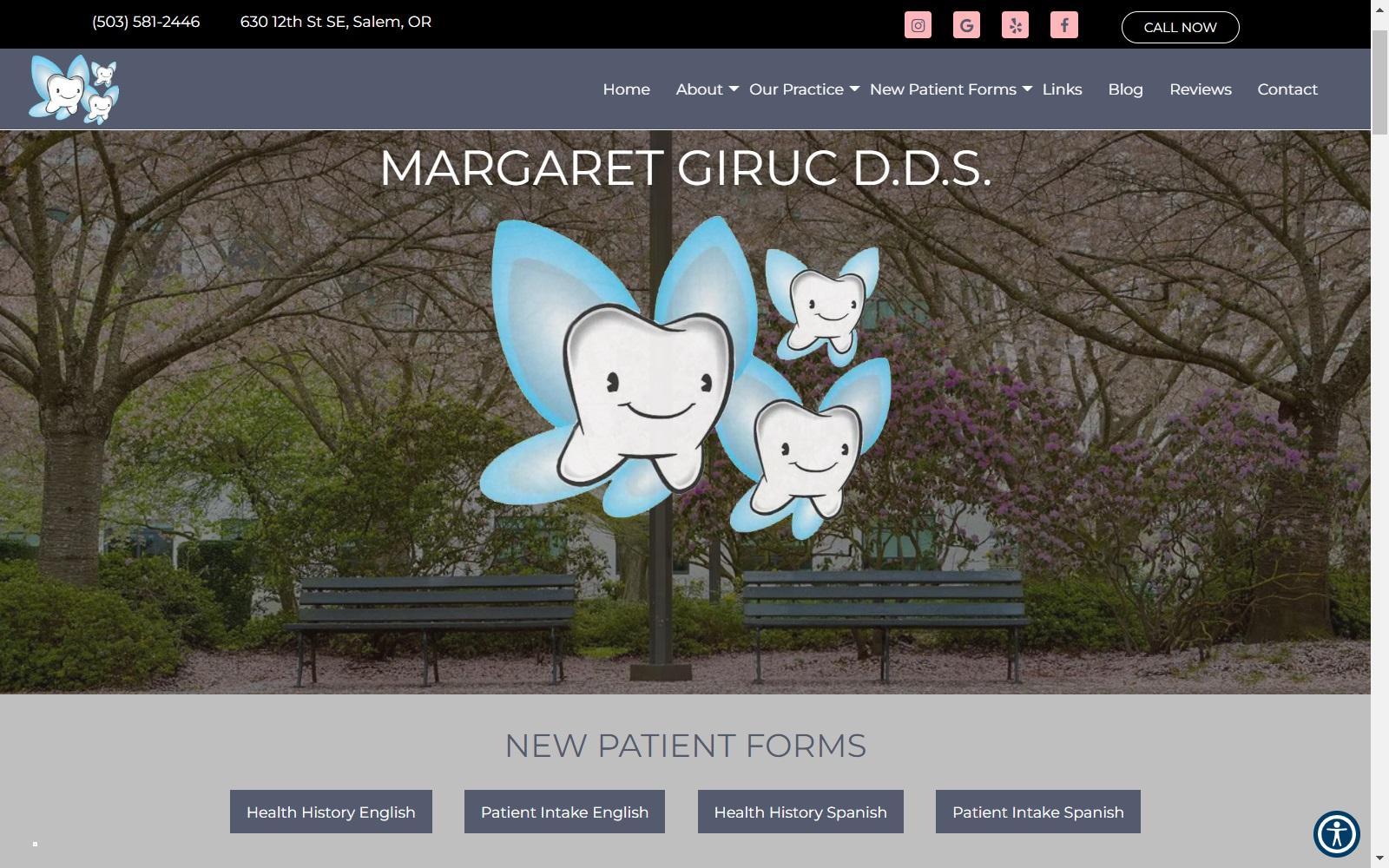 Margaret Giruc DDS screenshot