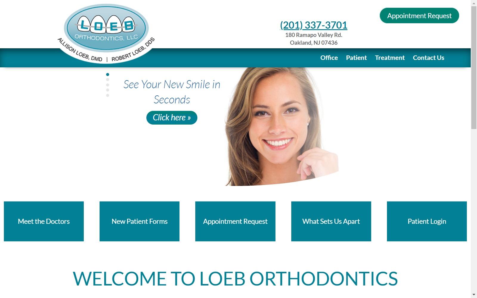 Loeb Orthodontics screenshot