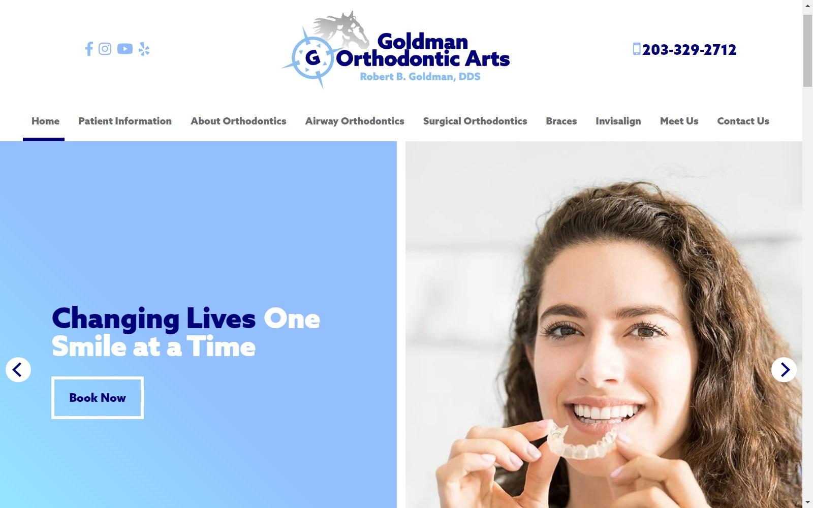 Goldman Orthodontics screenshot