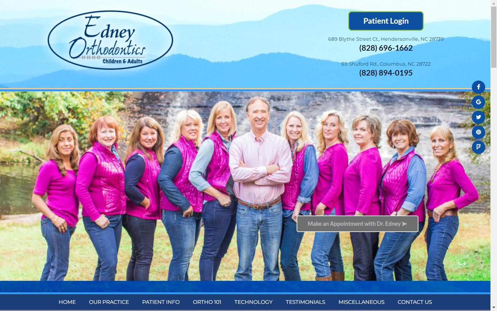 Steve Edney Orthodontics screenshot
