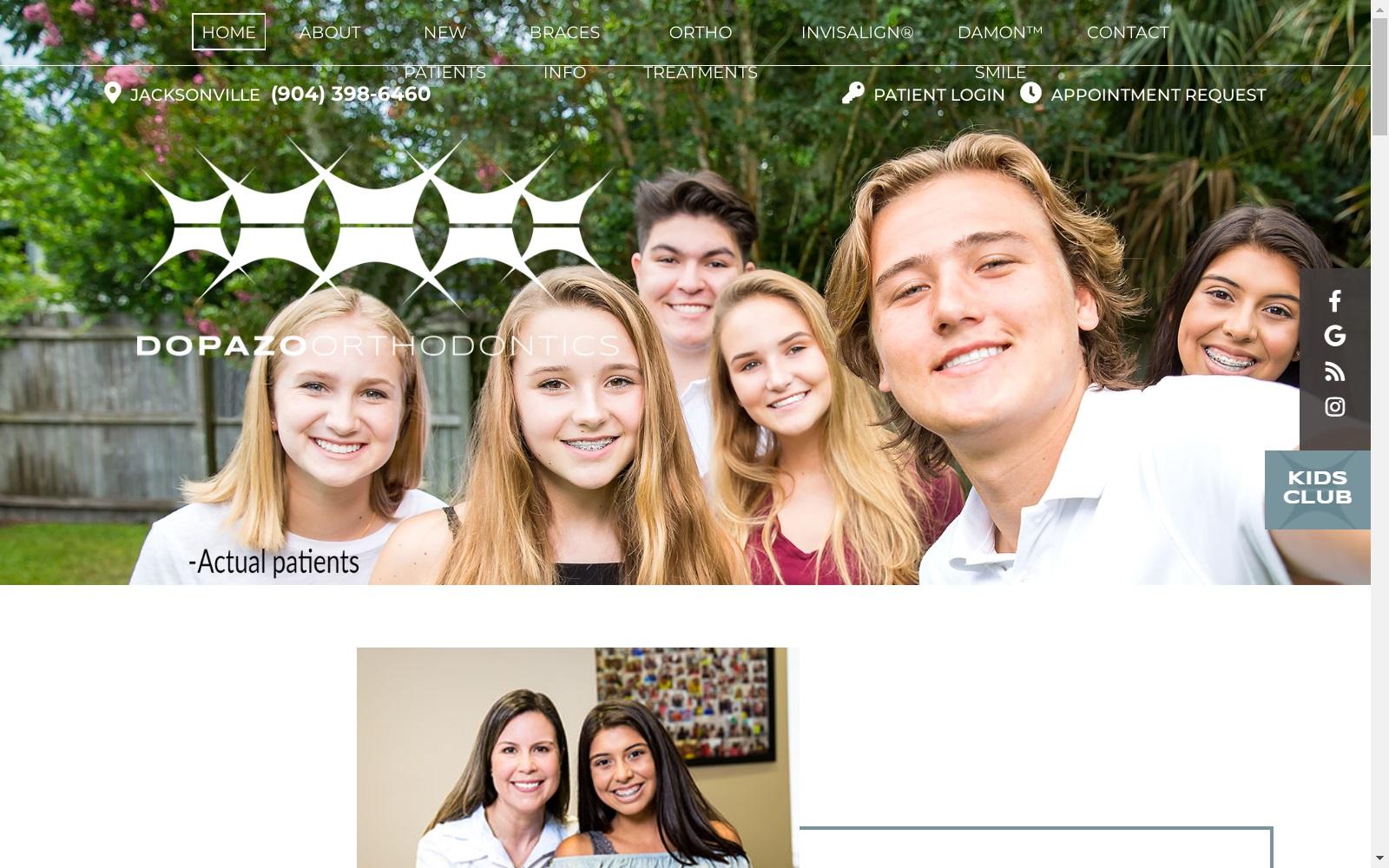 Dopazo Orthodontics screenshot