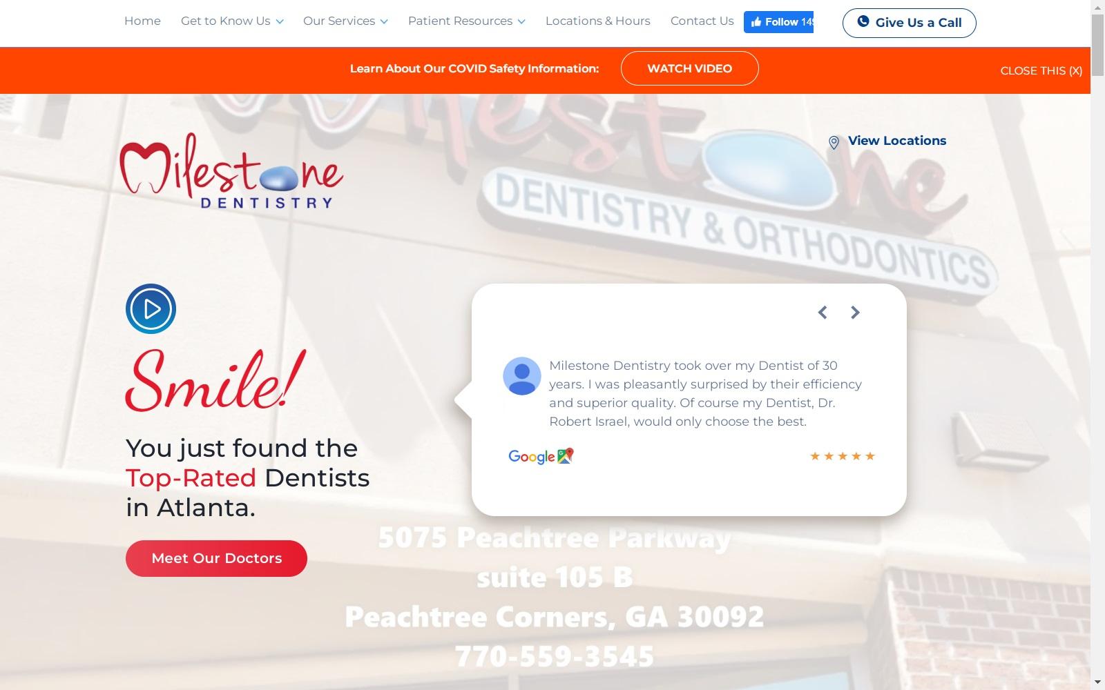 Milestone Dentistry of Suwanee, Dr. Bob Israel & Dr. Scott L. Huynh