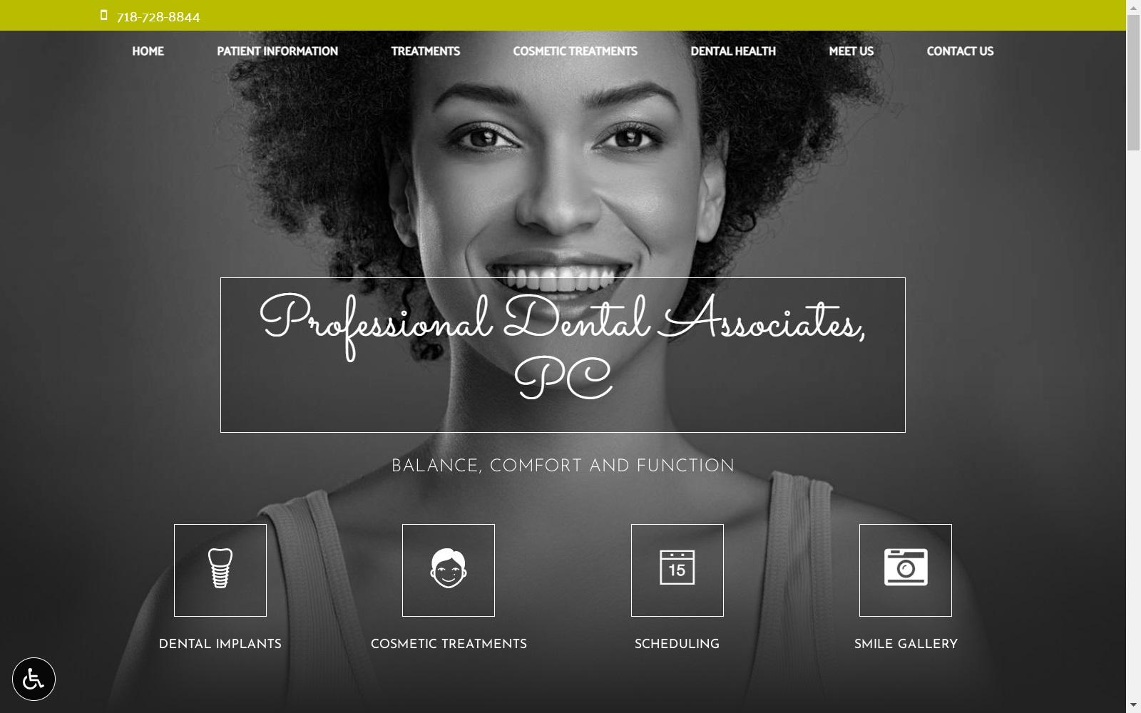Professional Dental Associates screenshot