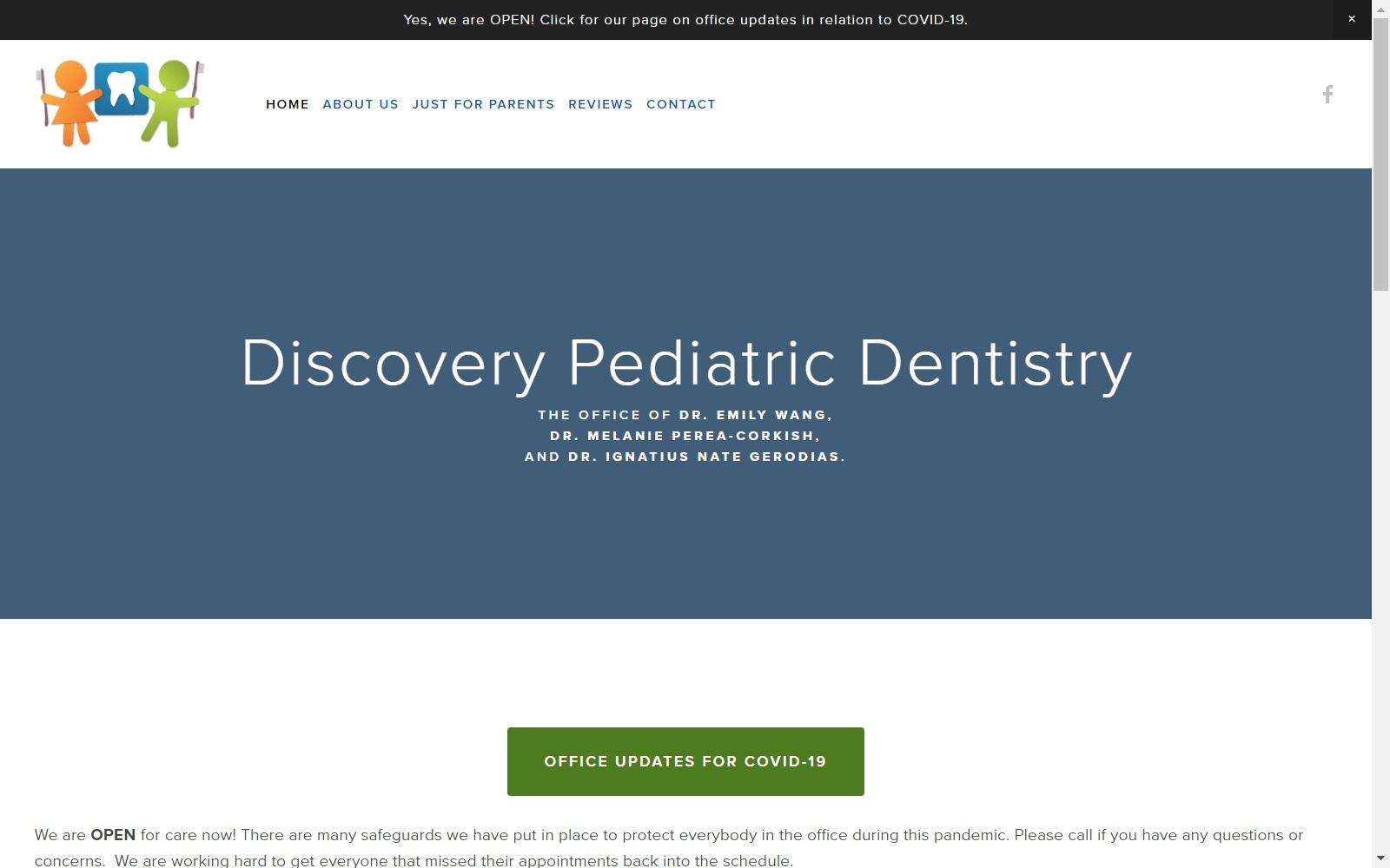Discovery Pediatric Dentistry Ignatius Nate Gerodi screenshot