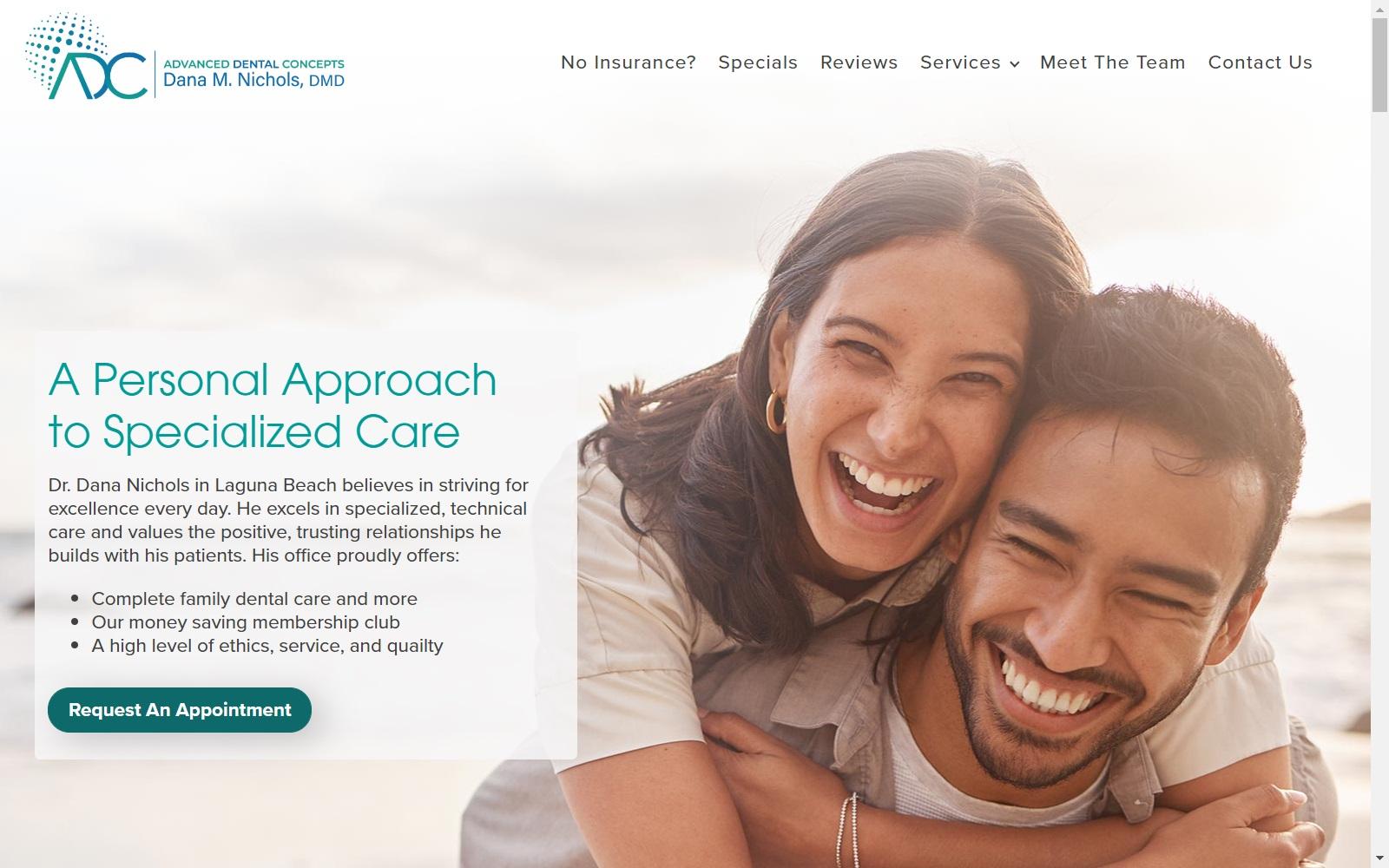 Dana M. Nichols DMD / Advanced Dental Concepts screenshot