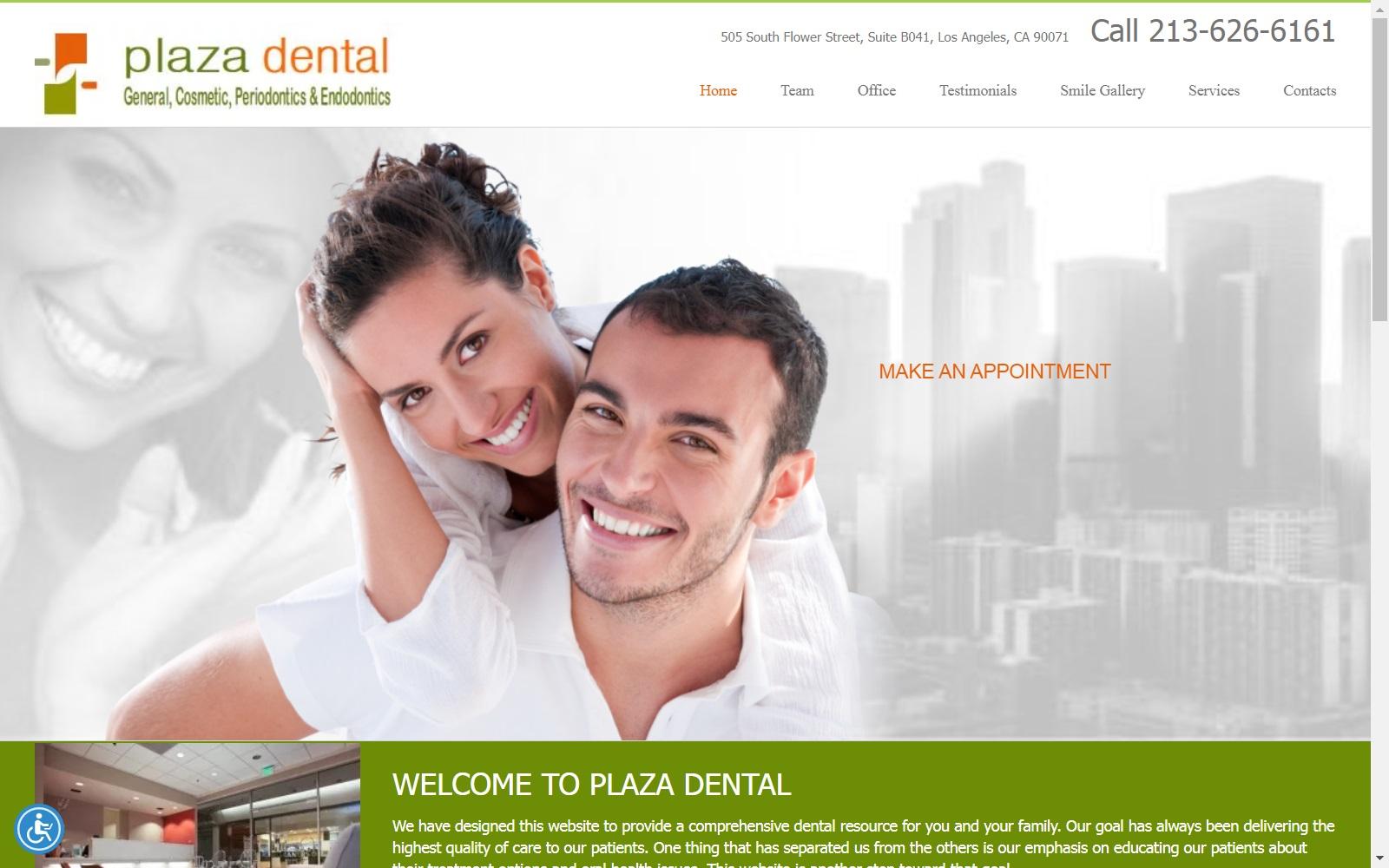 Plaza Dental Care Factor Jeremy I DDS screenshot
