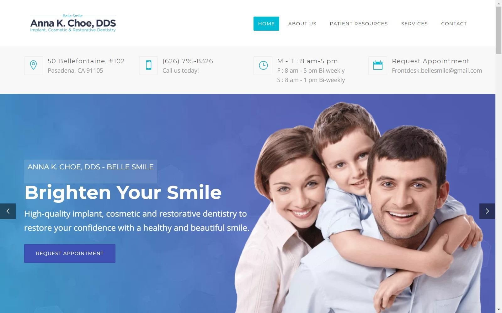 Dr. Anna K Choe DDS screenshot