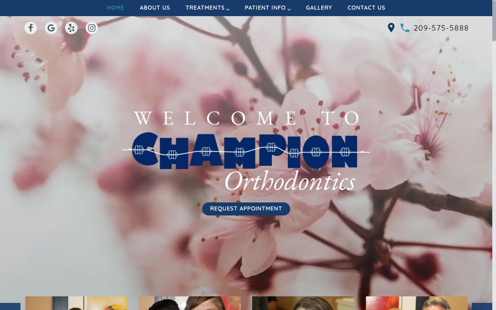 Champion Orthodontics screenshot