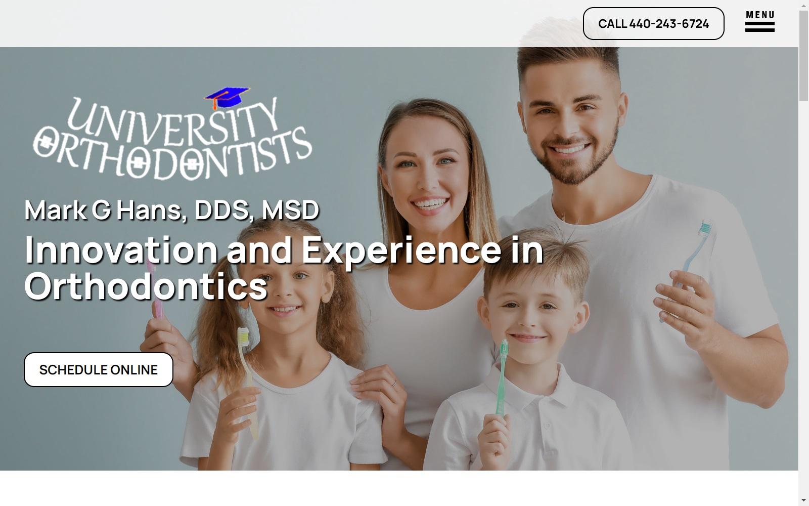 Mark G Hans, DDS, MSD