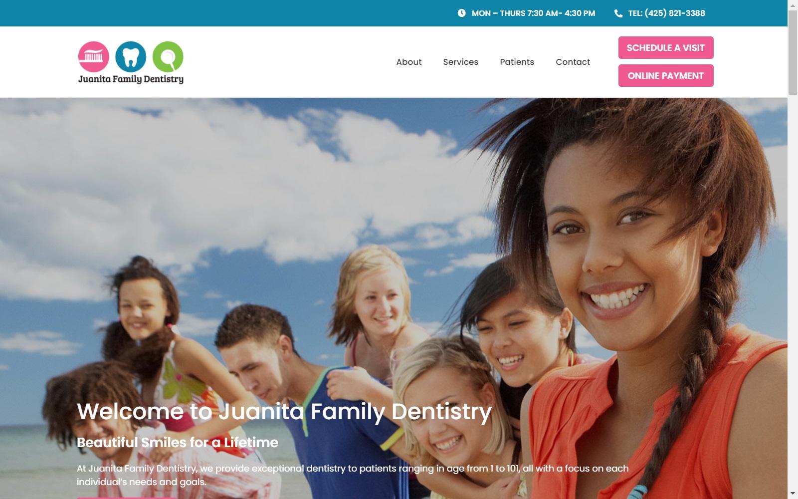 Juanita Family Dentistry screenshot