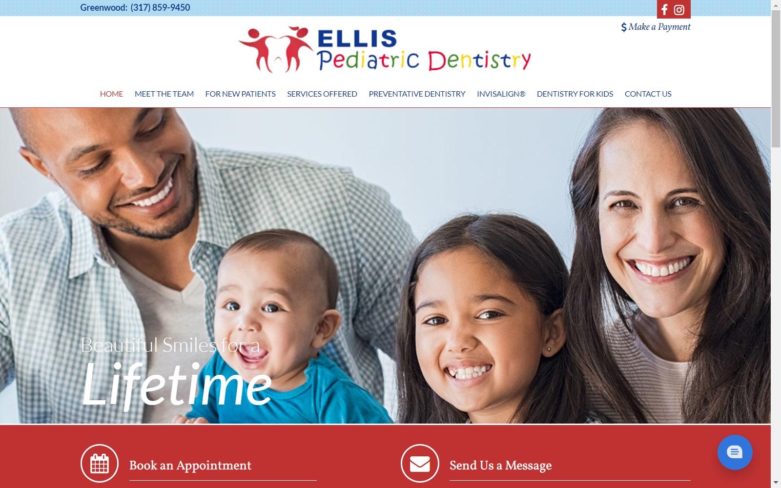 Ellis Pediatric Dentistry Ellis A Mark DDS screenshot