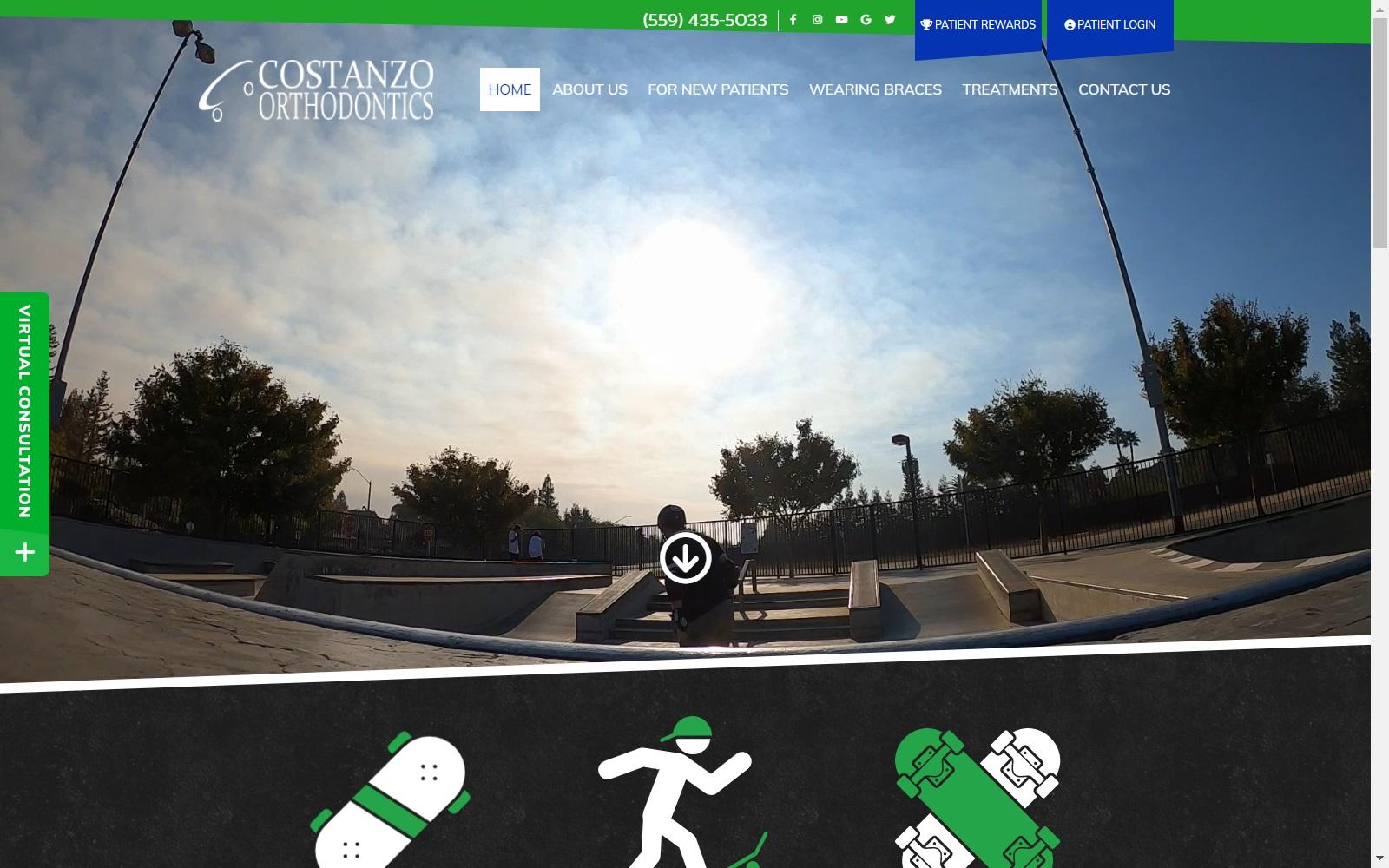 Costanzo Orthodontics screenshot