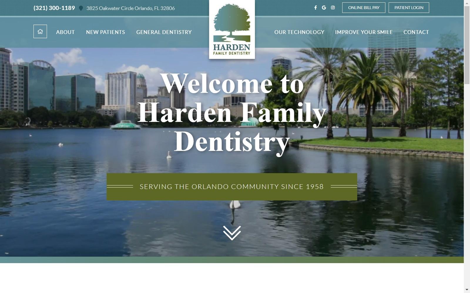 Dr. David L. Harden, DMD screenshot