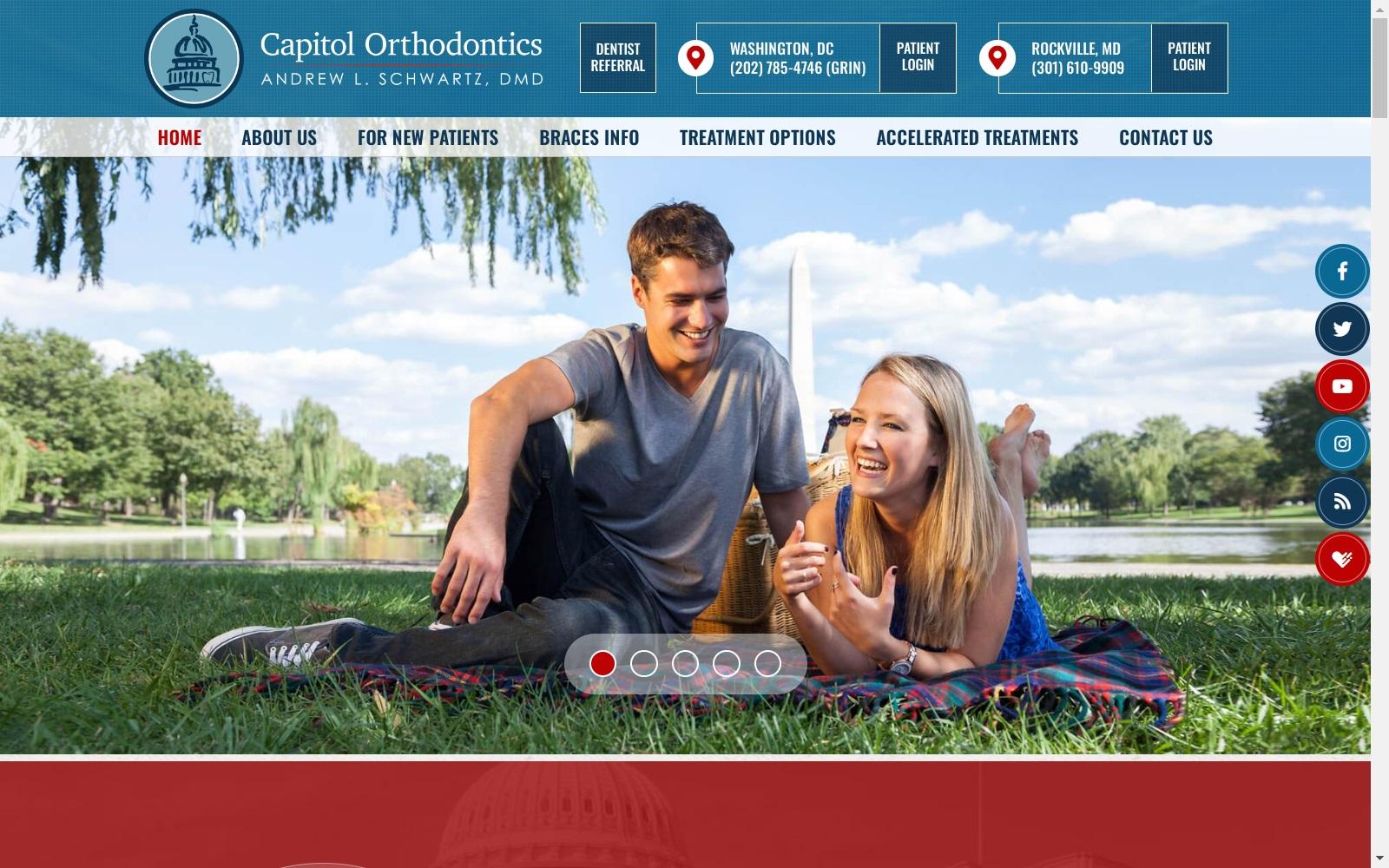 Capitol Orthodontics, PC screenshot
