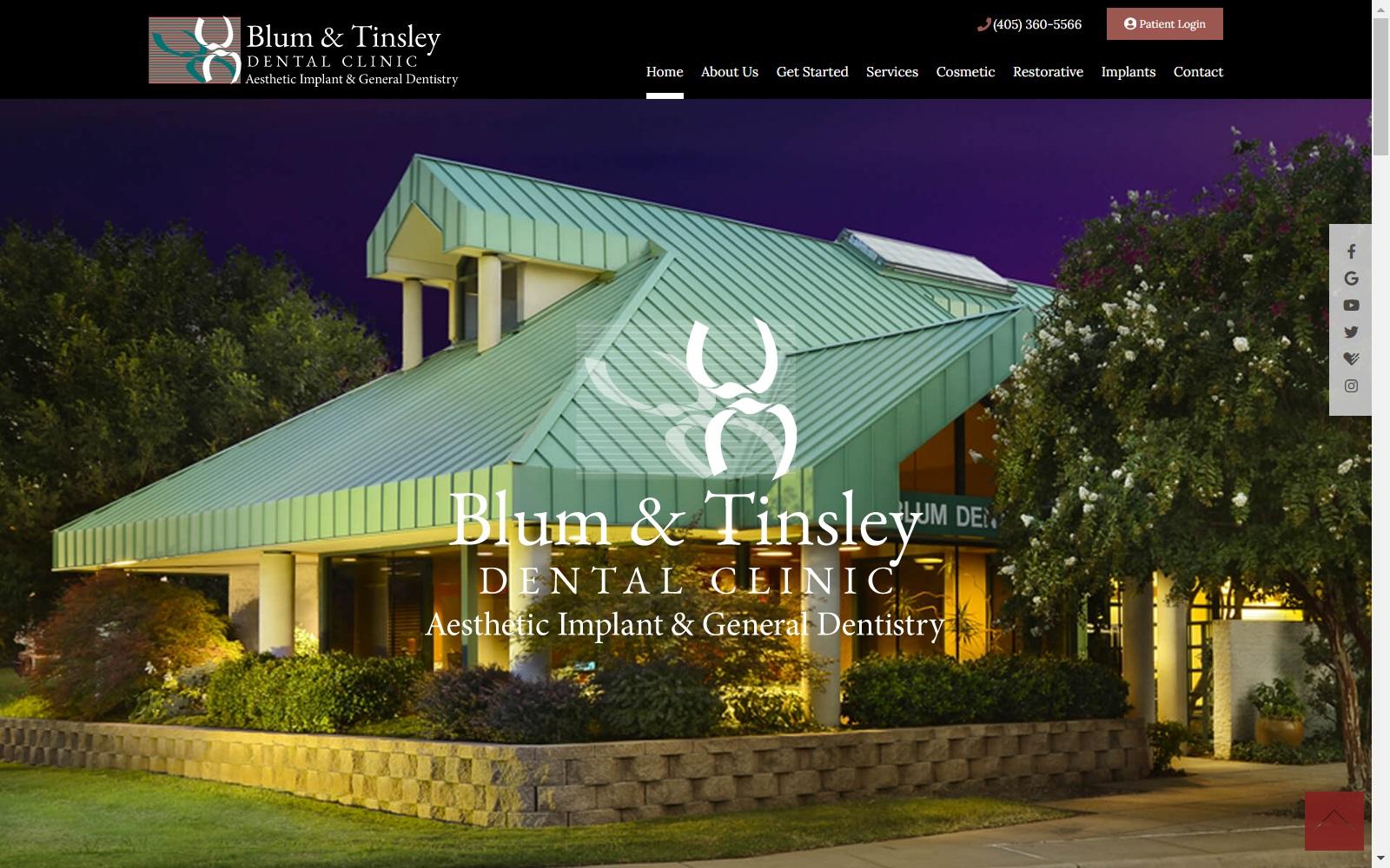 Blum & Tinsley Dental Clinic screenshot