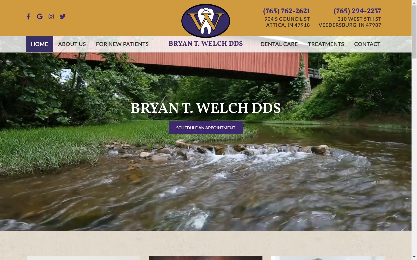 Bryan T Welch DDS screenshot