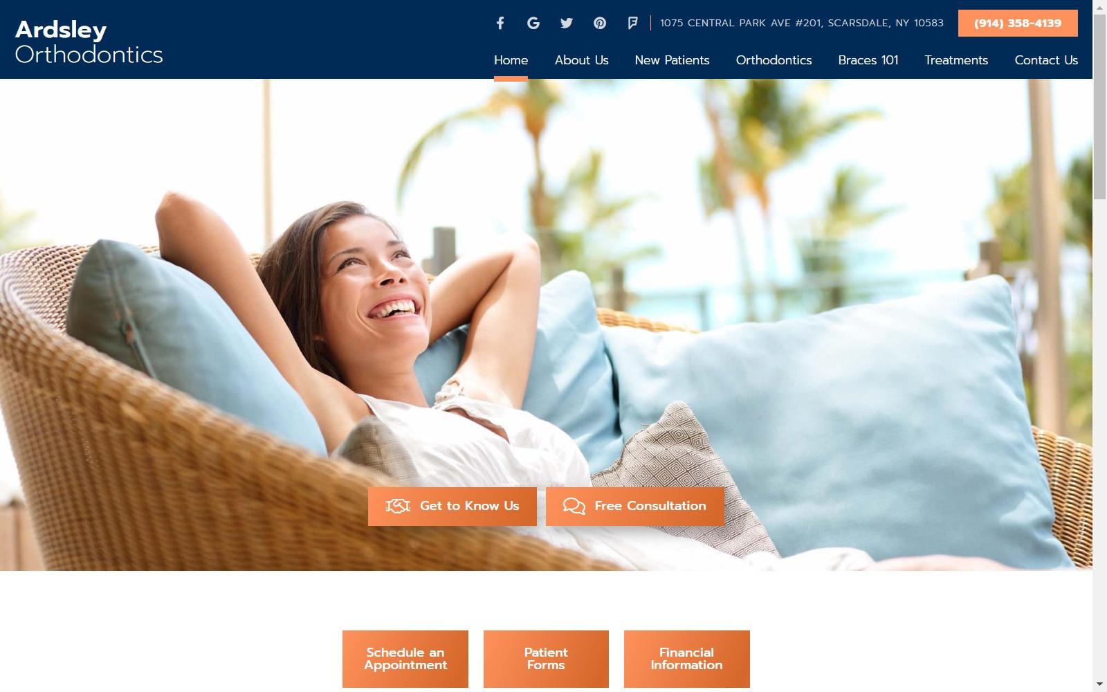 Ardsley Orthodontics screenshot