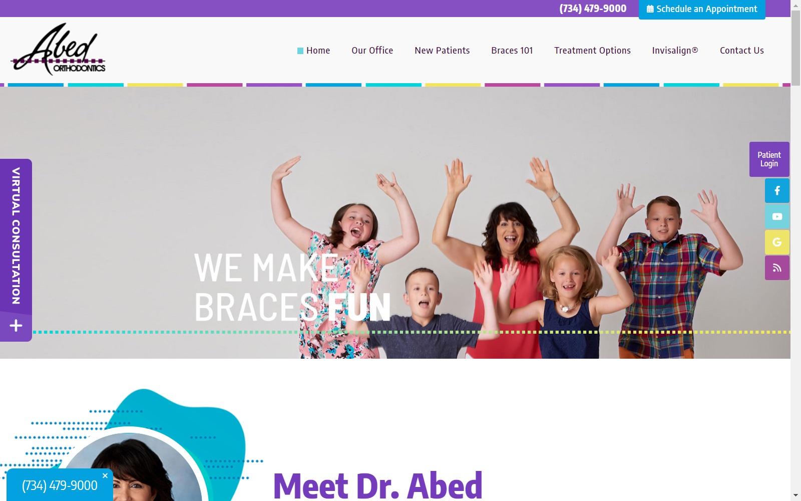 Abed Orthodontics screenshot