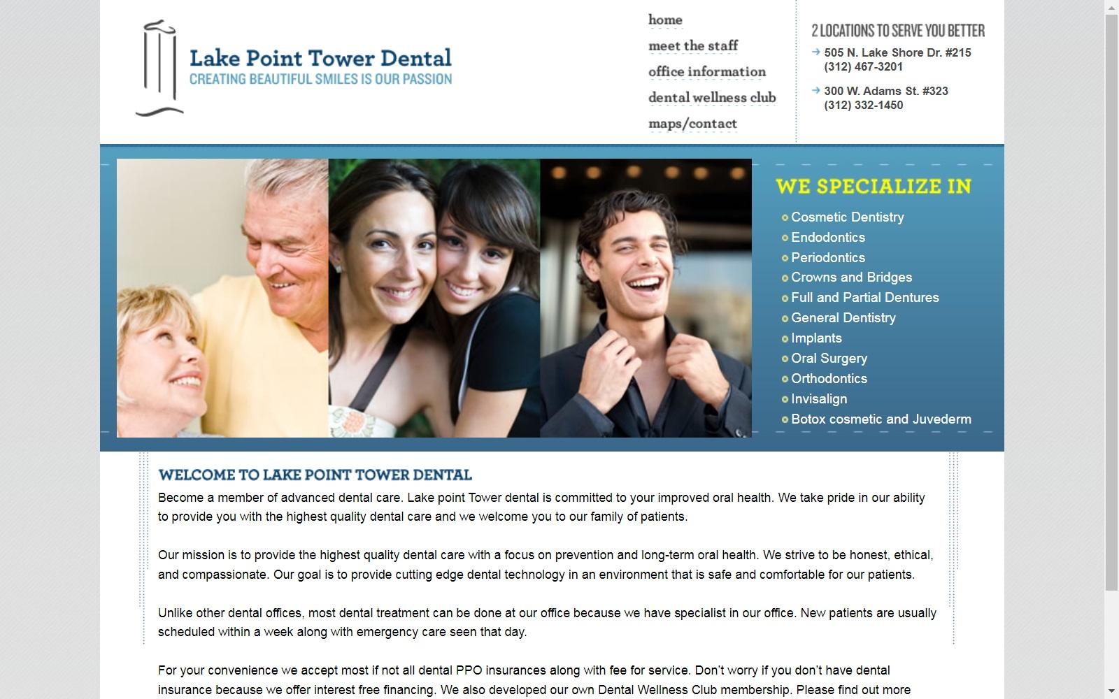Lake Point Tower Dental screenshot