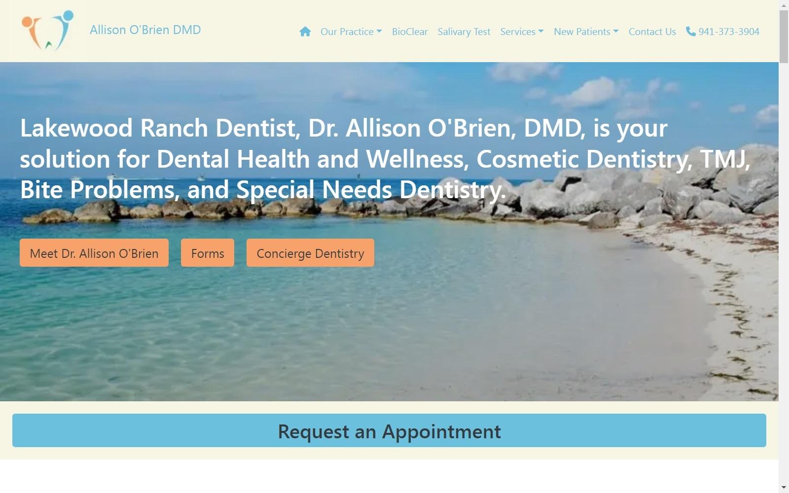 Allison O'Brien, DMD screenshot