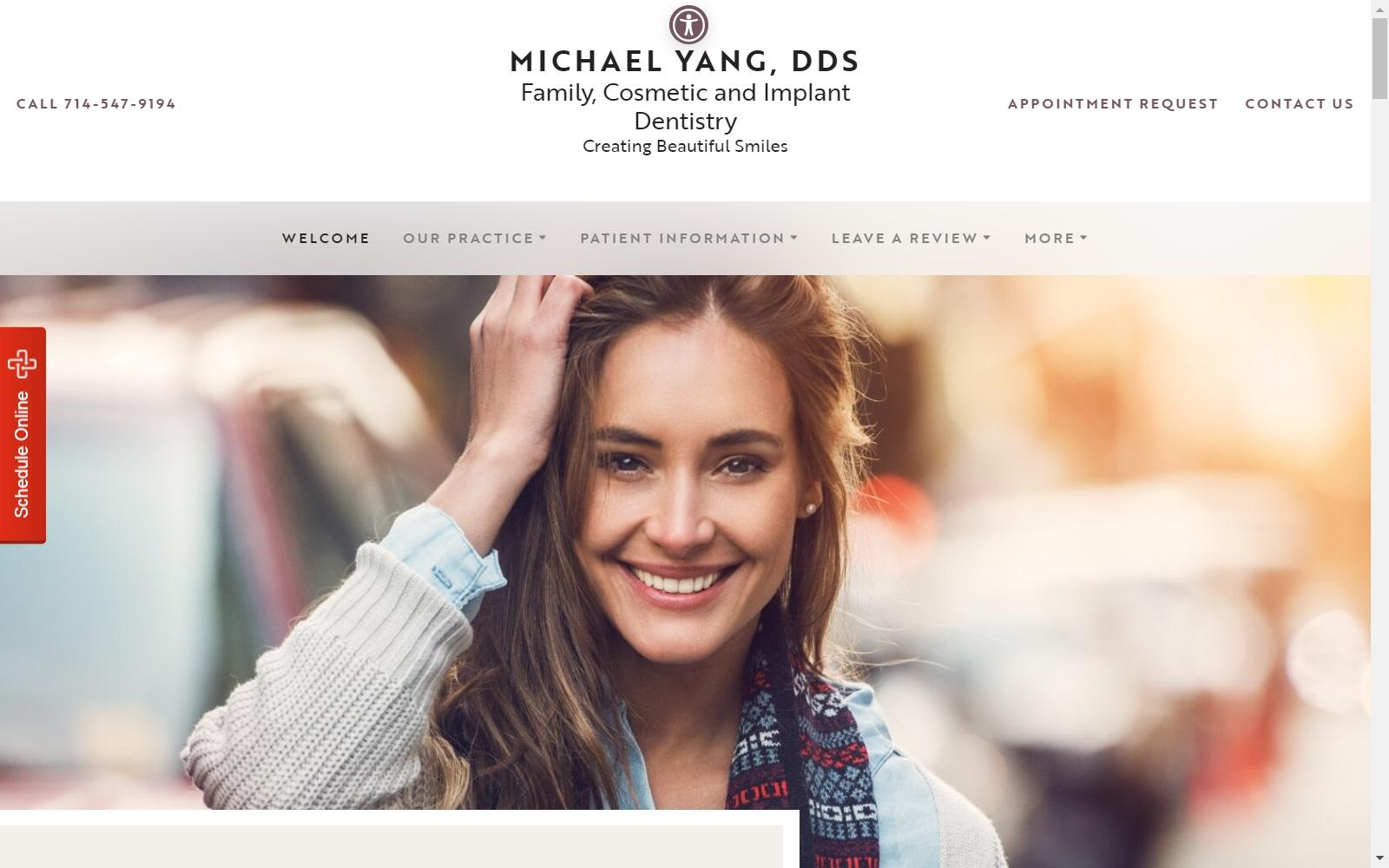 Michael Yang DDS screenshot