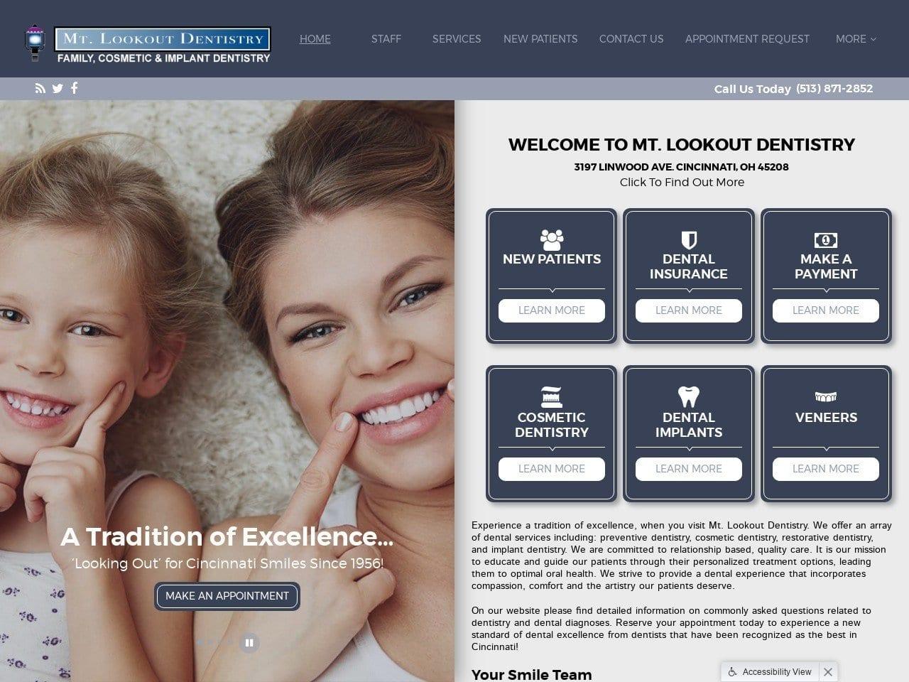 Mt. Lookout Dentistry screenshot