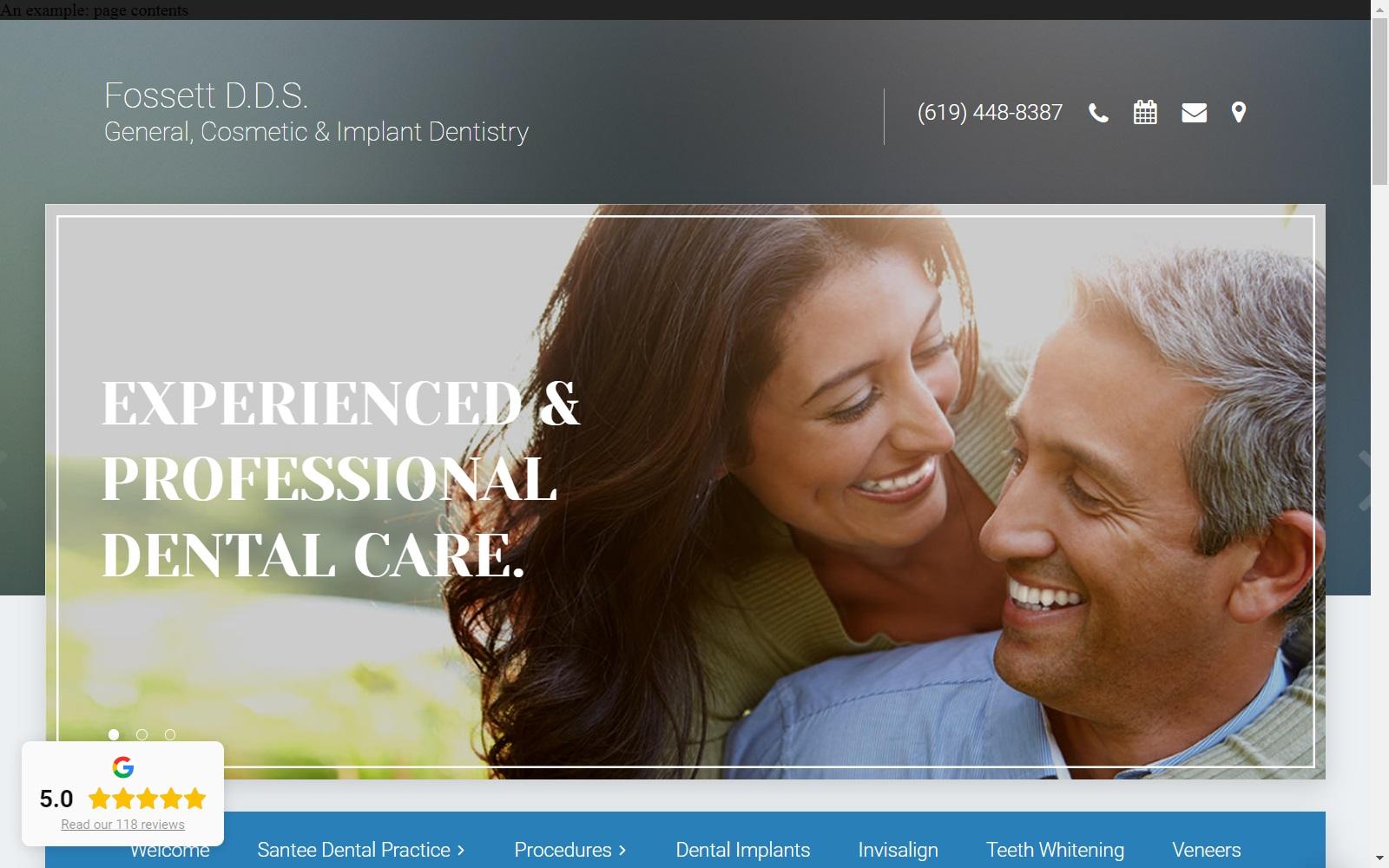 Santee Dentist – David A. Fossett, DDS