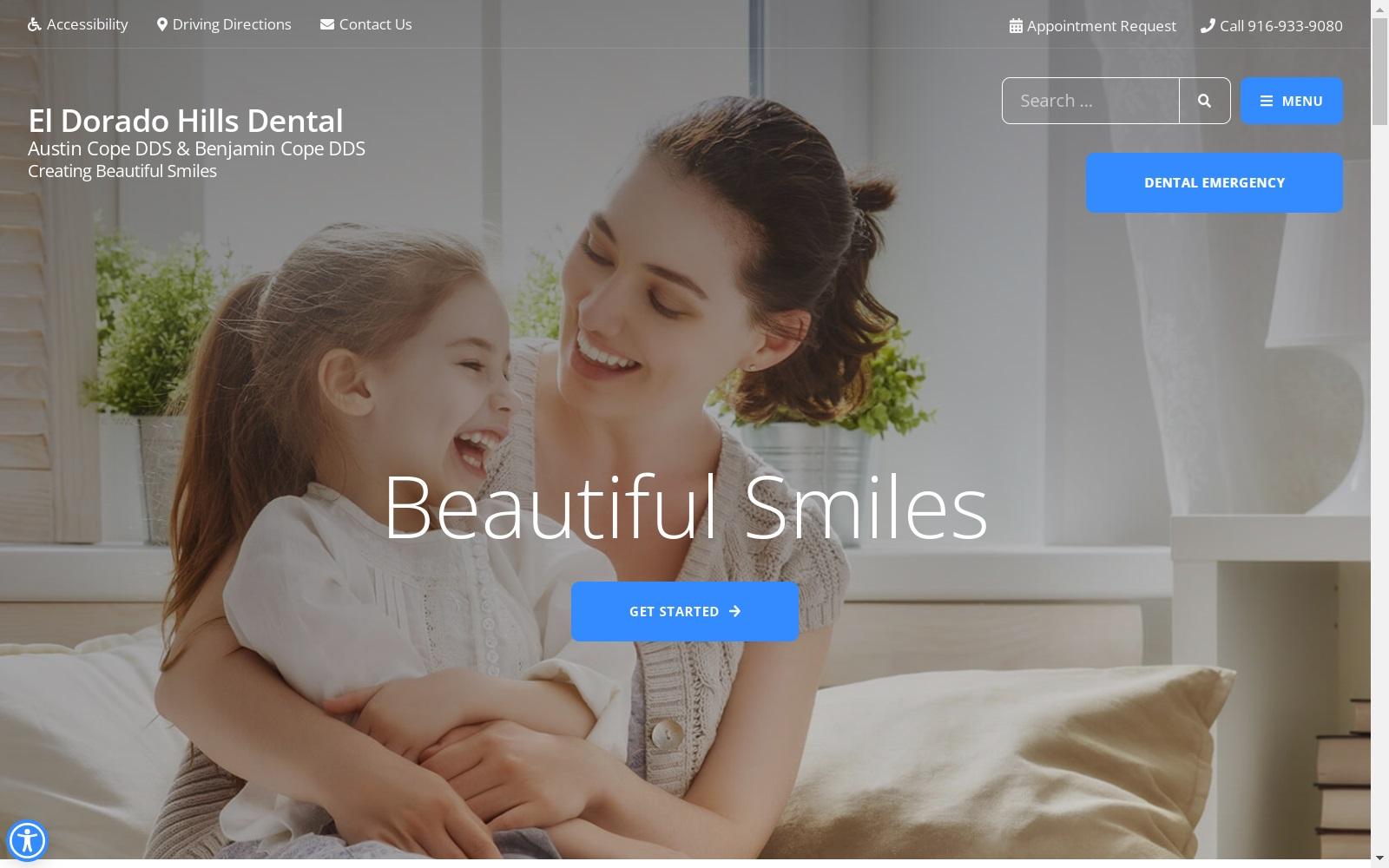 El Dorado Hills Dental screenshot