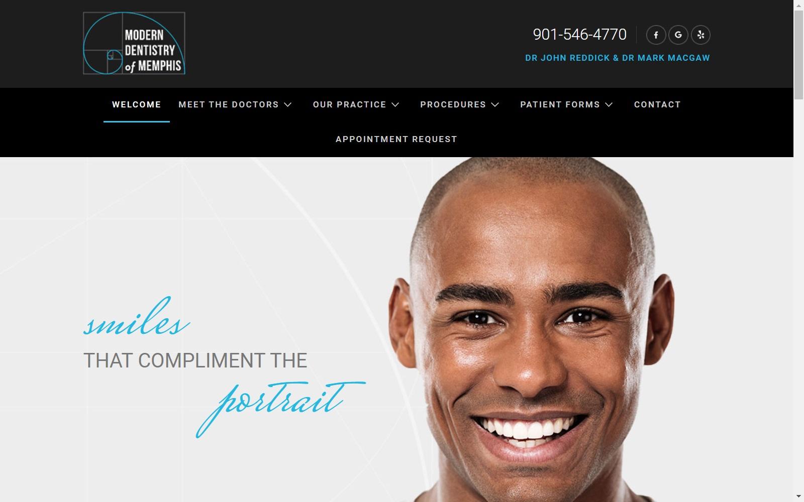 Modern Dentistry of Memphis screenshot