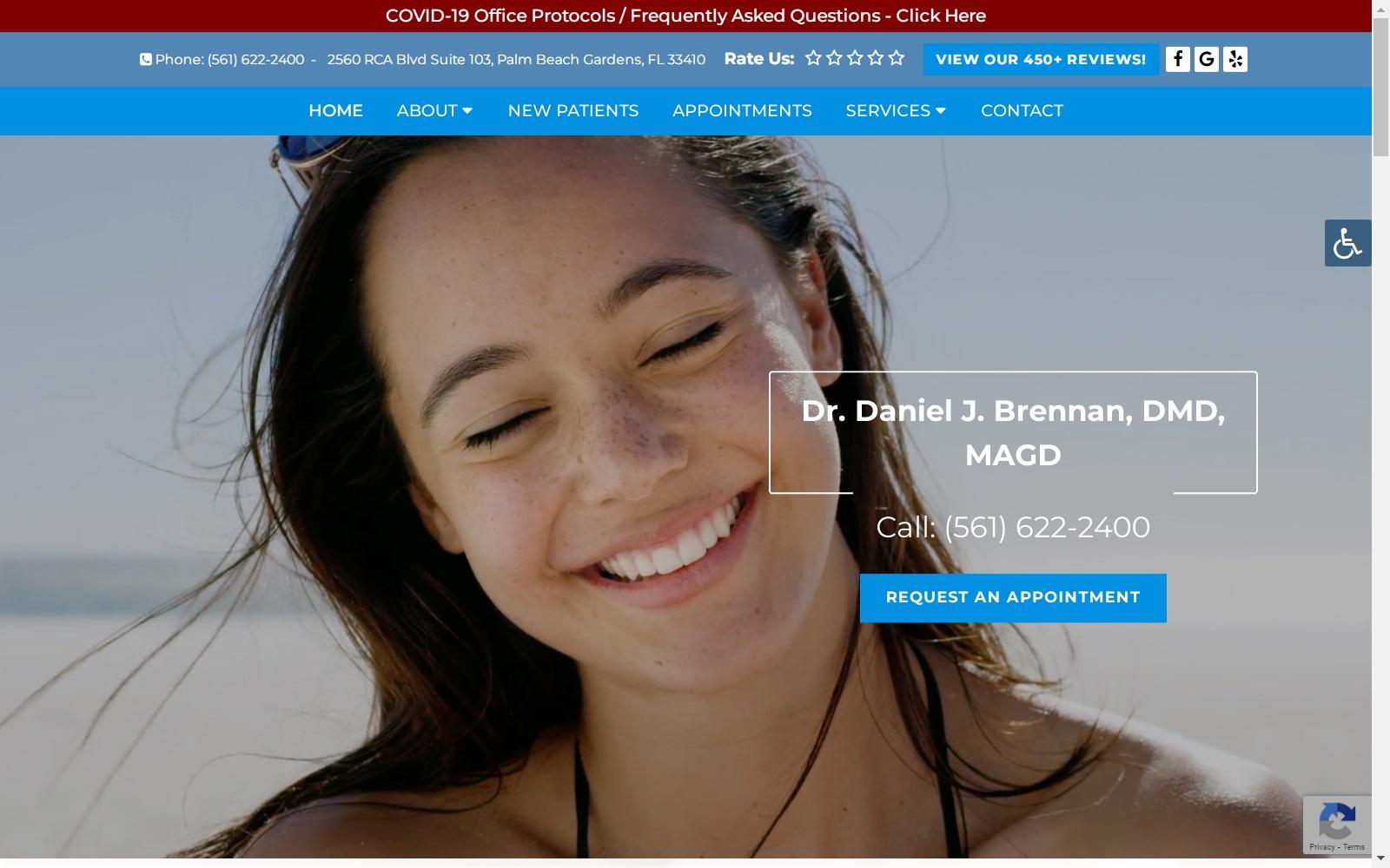 Daniel J. Brennan DMD PA screenshot