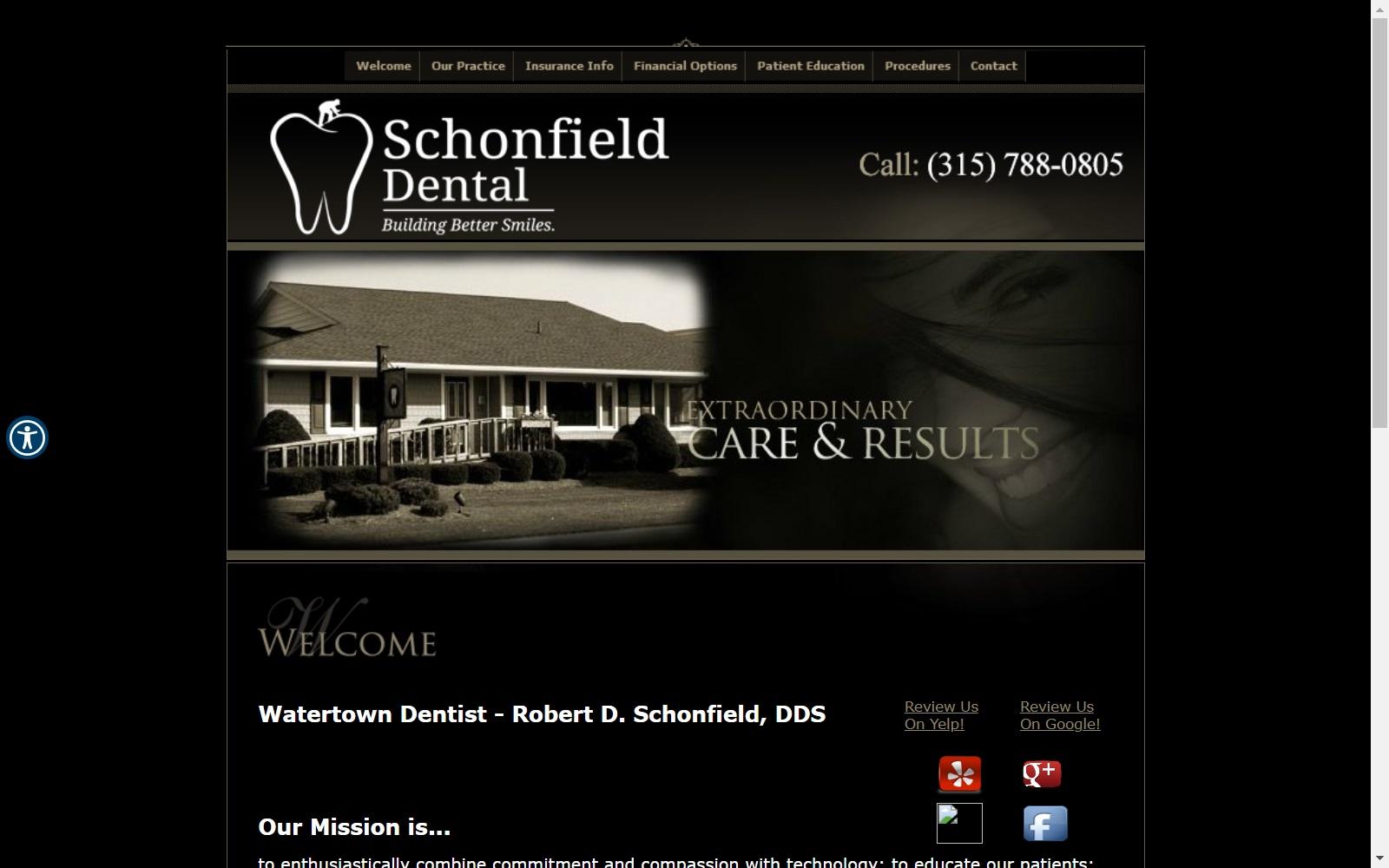 Schonfield Robert D DDS screenshot