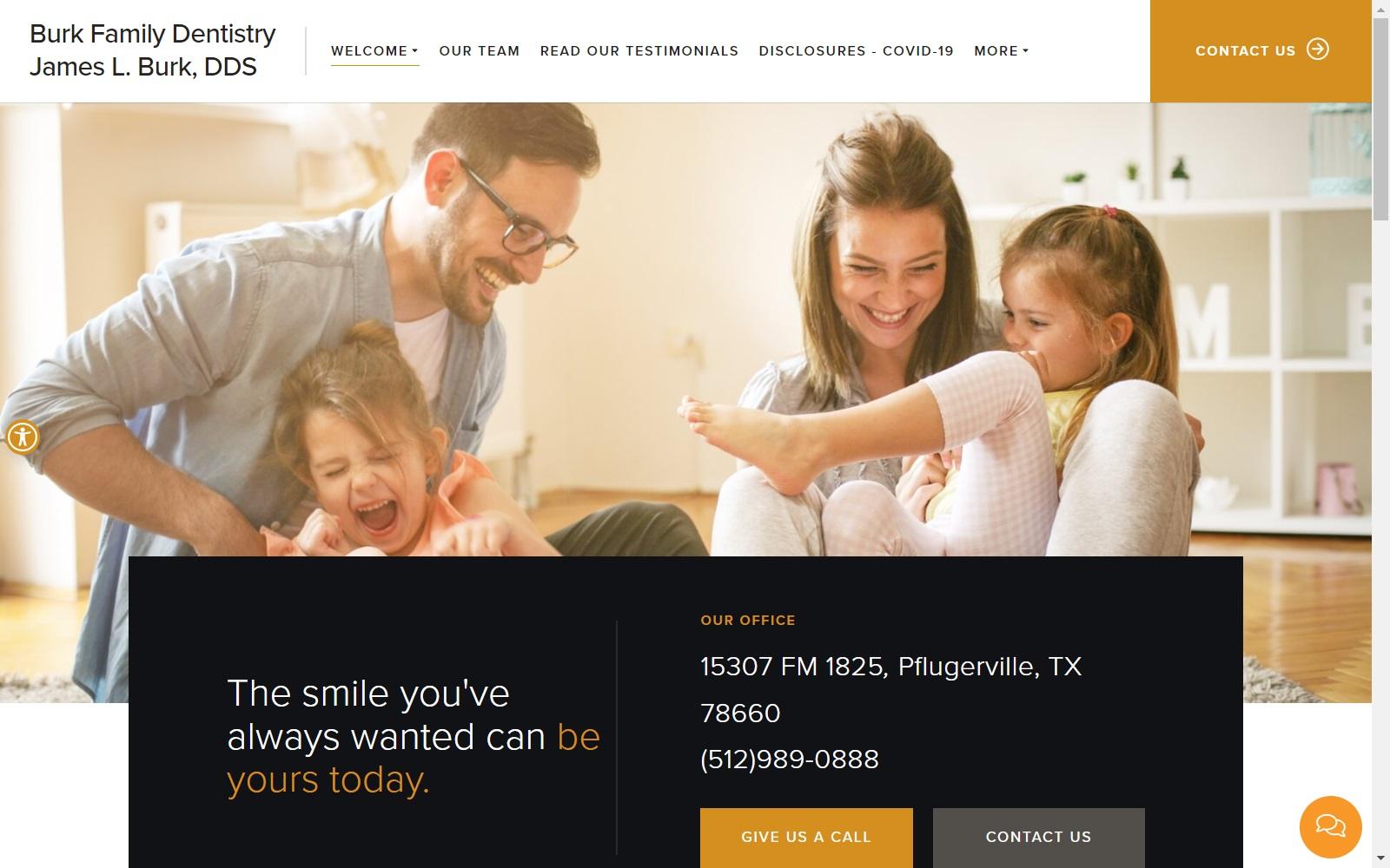 Burk Family Dentistry screenshot