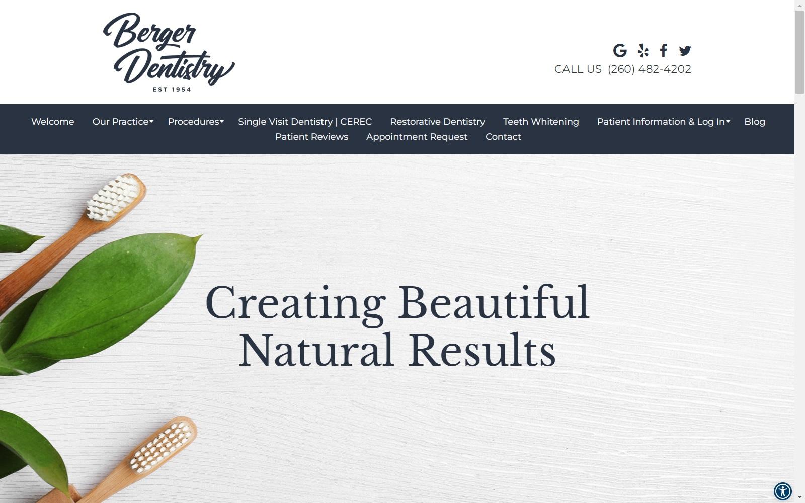 Dr Timothy S Berger Family Dentistry screenshot