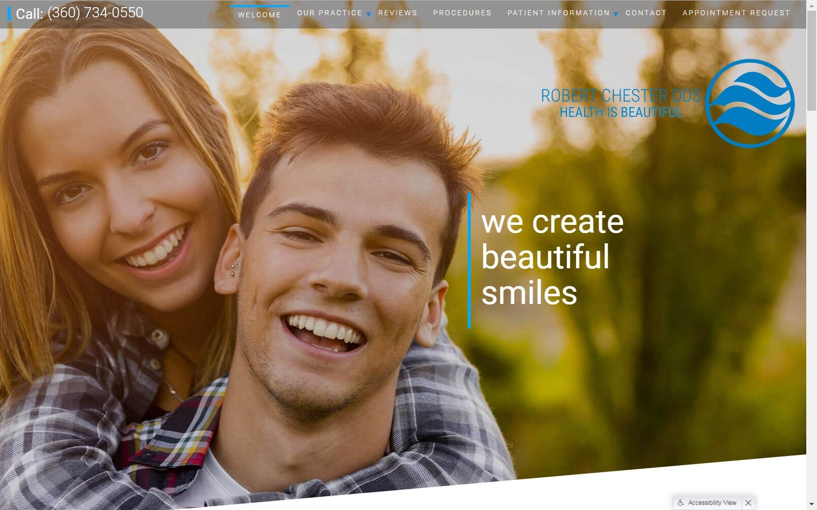 Robert Chester DDS screenshot